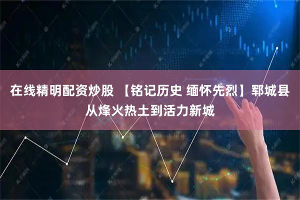 在线精明配资炒股 【铭记历史 缅怀先烈】郓城县从烽火热土到活力新城